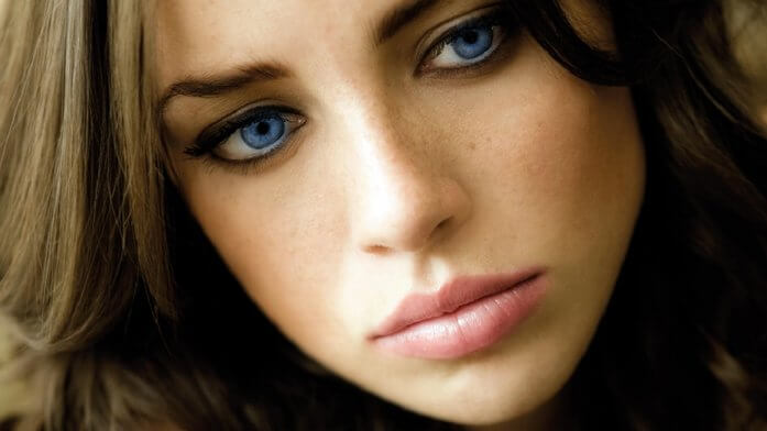 Голубые Глаза Фото И Белые Волосы